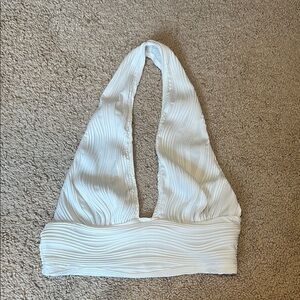 White Halter Top